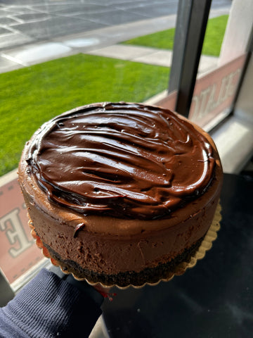 Irish chocolate cream cheesecake