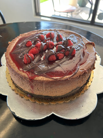 Chocolate Raspberry Cheesecake