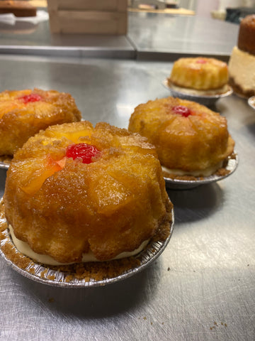 Mini Pineapple Upside Down Cheesecake