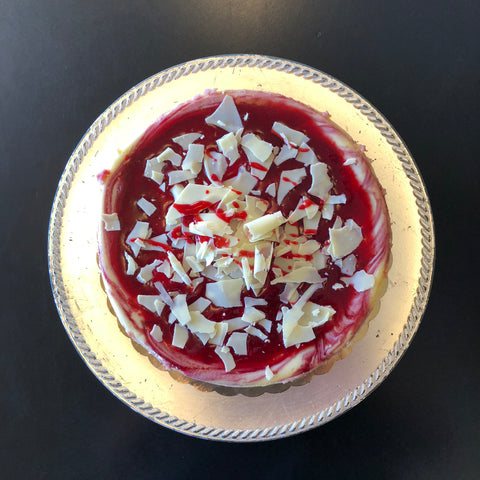 White Chocolate Raspberry Cheesecake