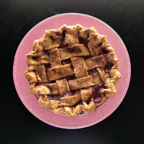 Strawberry Rhubarb Lattice